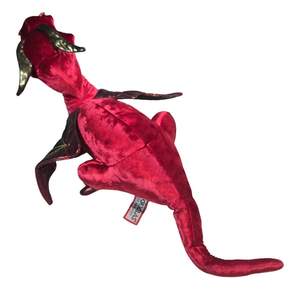 Douglas Red and Gold Dragon Plushie - Picture 5 of 10